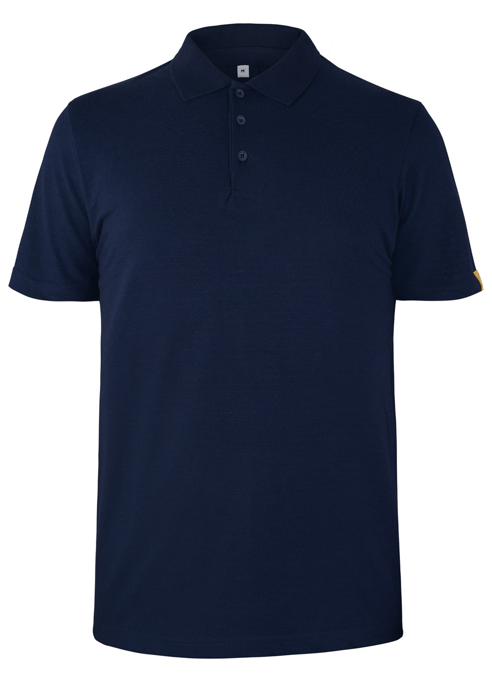 Photo of a navy blue T-shirt, product photography for webshop
