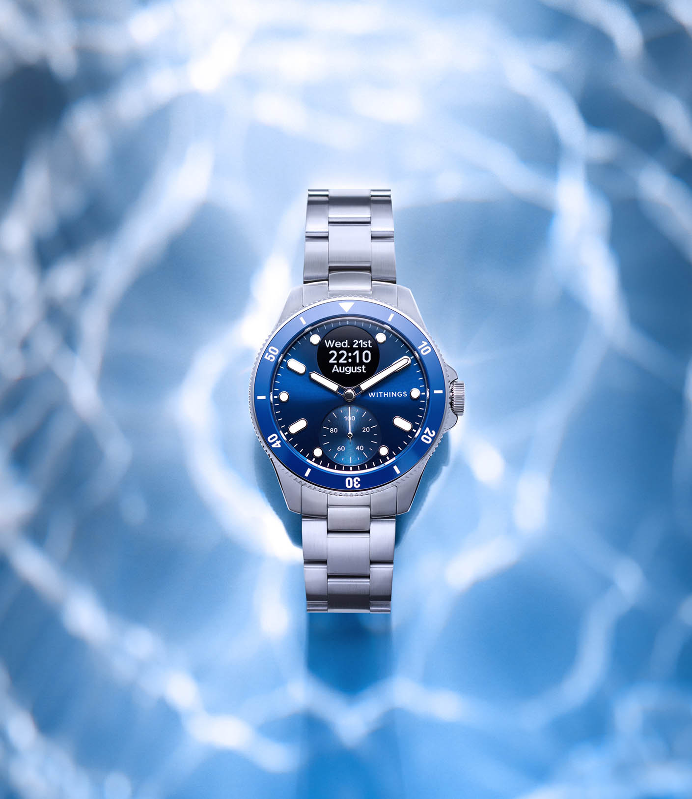 Cover photo of underwater watch